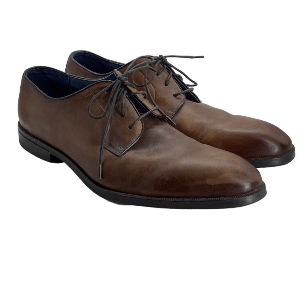 WINTHROP Callan Brown Leather Oxford‎ Dress Shoes Men Size 12